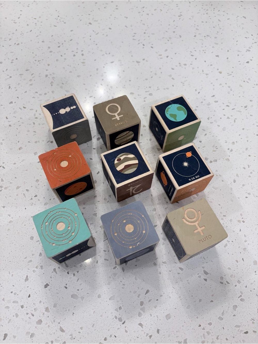 Uncle Goose Wooden Planet Block Set